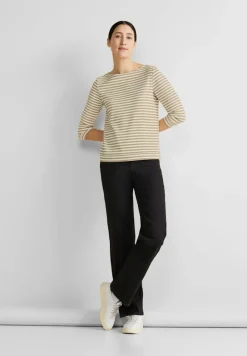 Street One Shirts*3/4 Streifenshirt light smooth sand