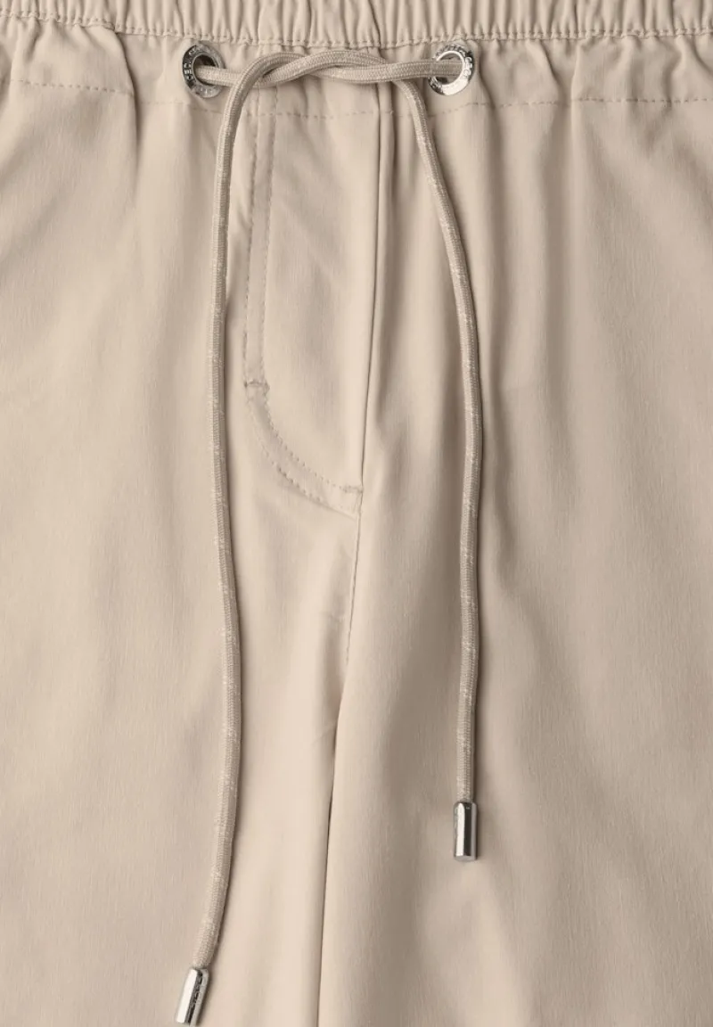 Cecil Shorts*7/8 Wide Leg Hose boulder beige