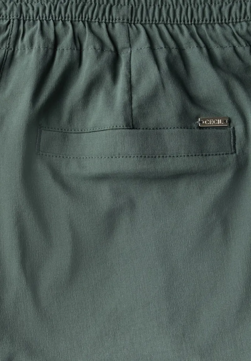 Cecil Shorts*7/8 Wide Leg Hose dark balmy khaki