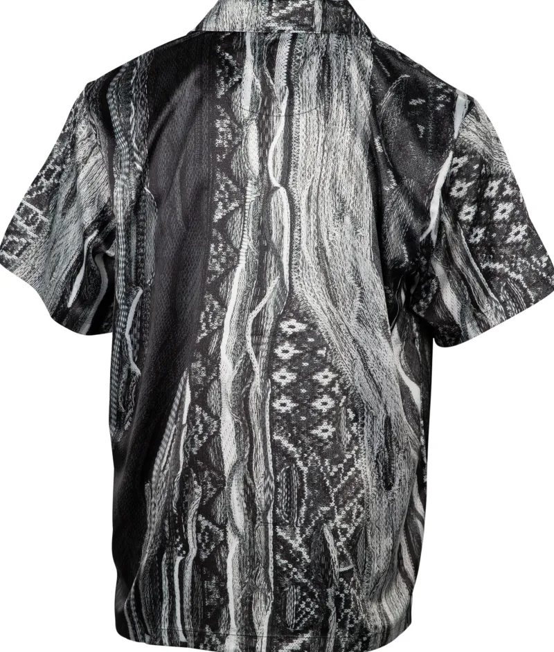 Carlo Colucci Hemden*ALLOVERPRINT HEMD Schwarz