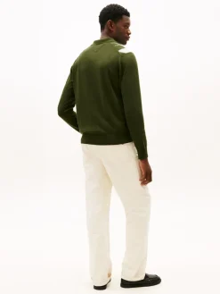 Tommy Hilfiger Shirts*ARGYLE LS RUGBY arctic spruce