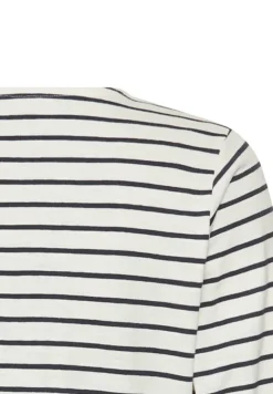 Camel Active Shirts*3/4-Arm T-Shirt mit Seitenschlitzen night blue stripes