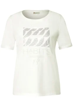 Street One Shirts*Artwork T-Shirt off white