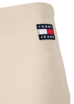 Tommy Jeans Hosen*AUSGESTELLTE LEGGINGS MIT BADGE Beige