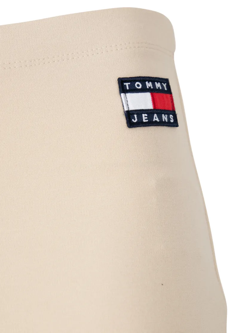 Tommy Jeans Hosen*AUSGESTELLTE LEGGINGS MIT BADGE Beige