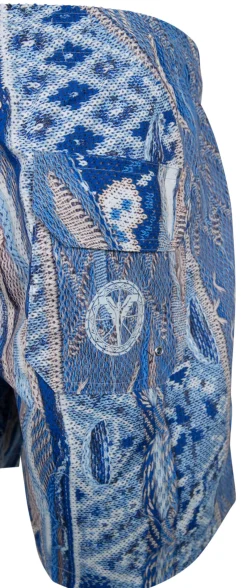 Carlo Colucci Shorts*BADESHORTS Blau