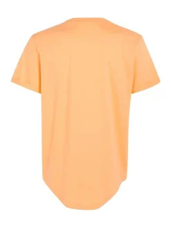 Calvin Klein Jeans Shirts*BADGE ROUND HEM TEE crushed orange