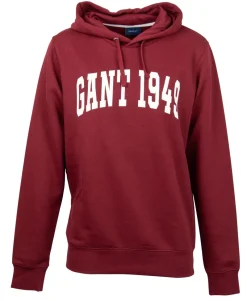Gant Pullover & Sweatshirts|Big Boys*Banner Shield Hoodie Plumped Red