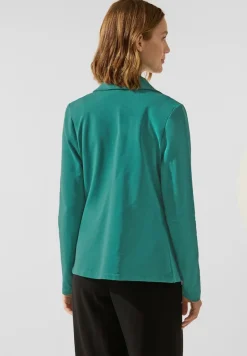Street One Jacken*Basic Blazer lagoon green
