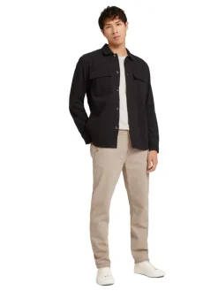 Tom Tailor Denim Hemden*Basic Hemdjacke Black