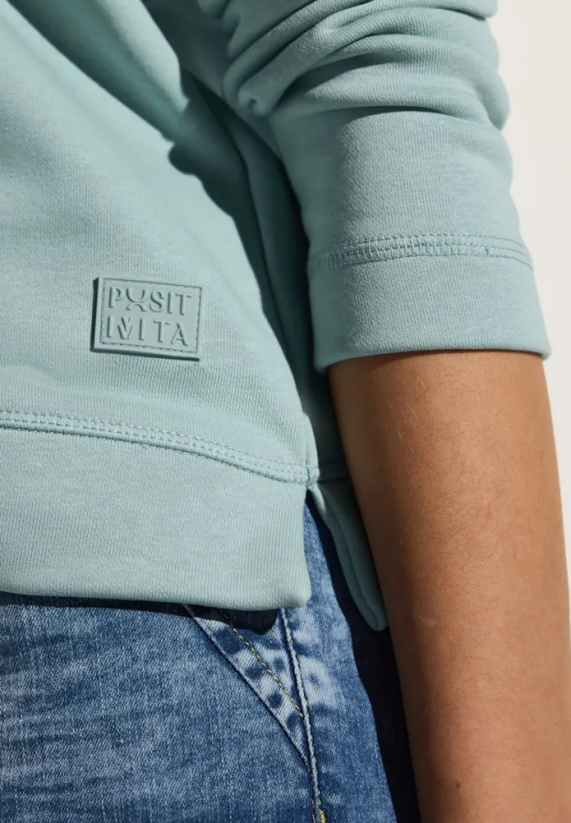 Cecil Pullover & Sweatshirts*Basic Hoodie cool salvia green