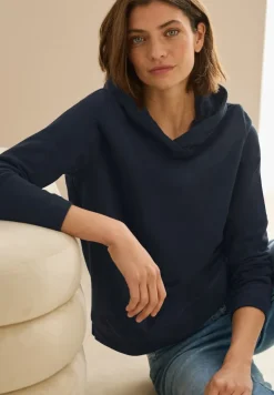 Cecil Pullover & Sweatshirts*Basic Hoodie universal blue