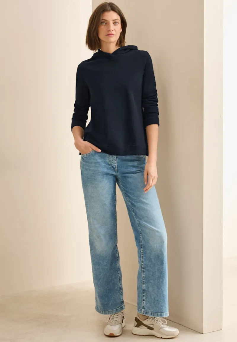 Cecil Pullover & Sweatshirts*Basic Hoodie universal blue