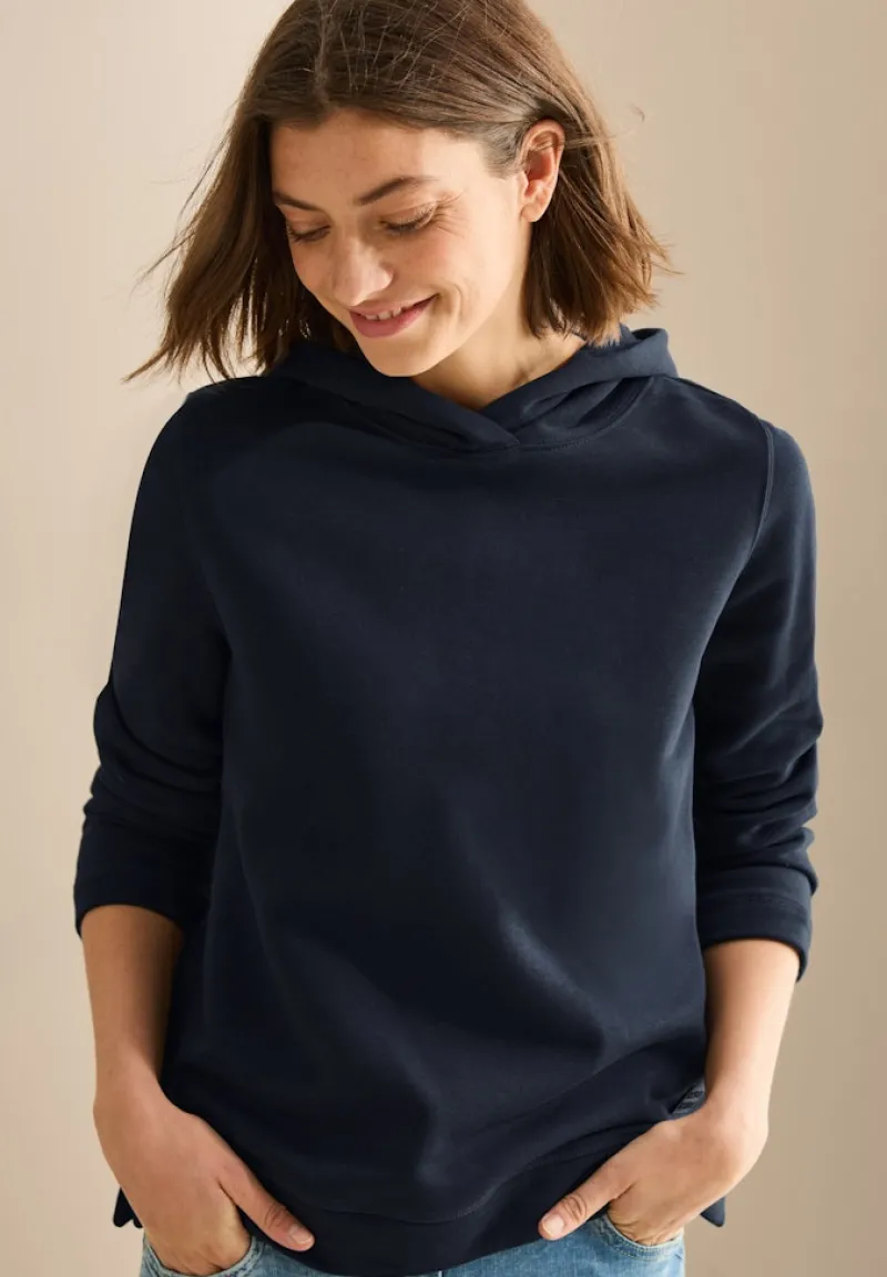 Cecil Pullover & Sweatshirts*Basic Hoodie universal blue