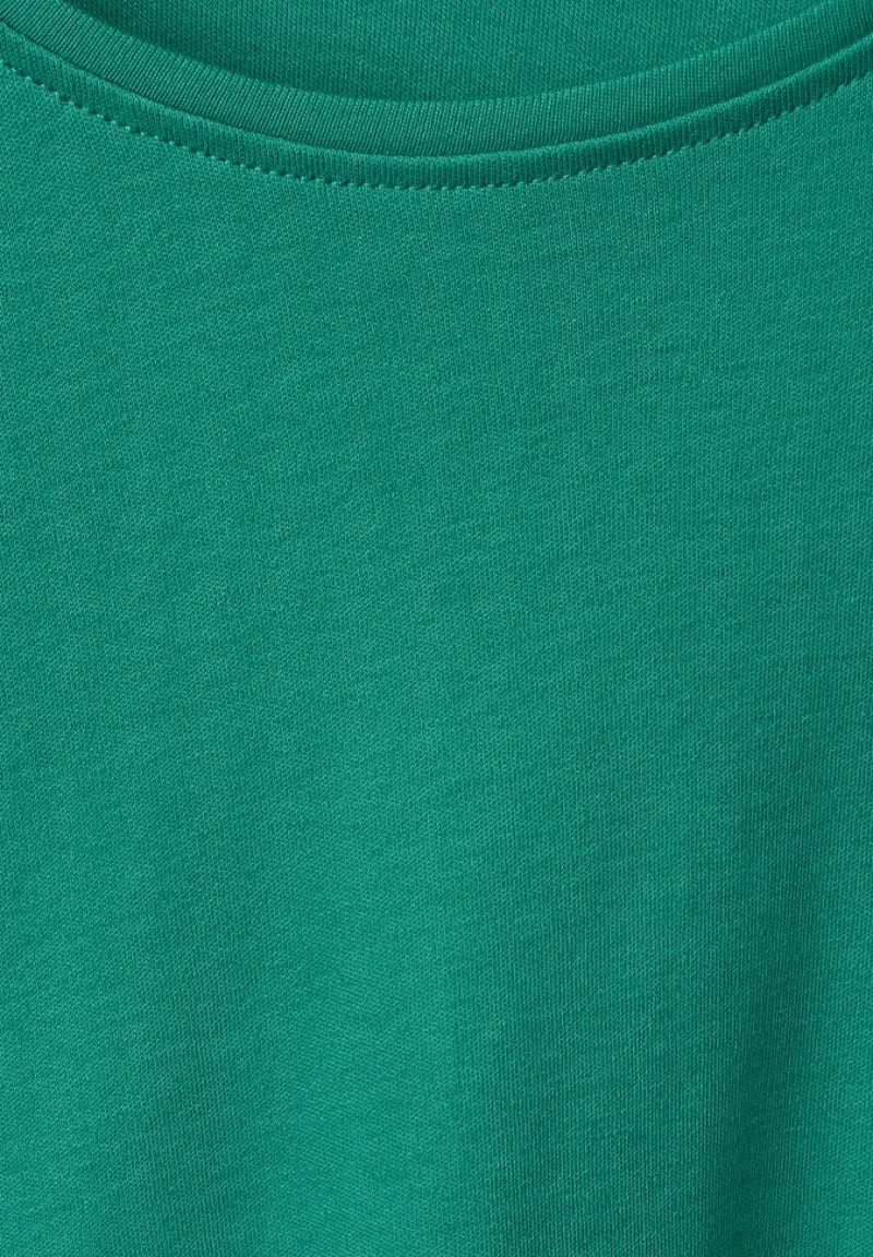 Cecil Shirts*Basic Langarmshirt smaragd green