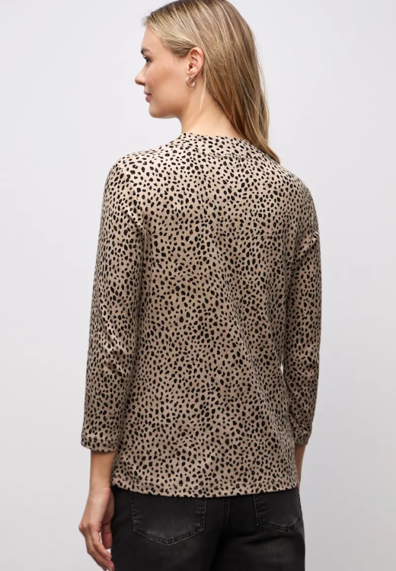 Street One Shirts*Basic Leo Turtleneck Shirt sanded beige