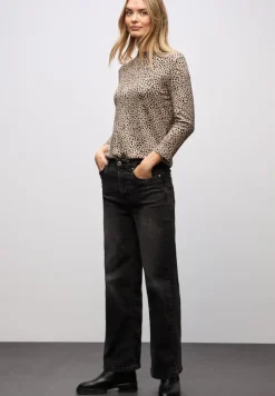 Street One Shirts*Basic Leo Turtleneck Shirt sanded beige