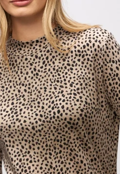 Street One Shirts*Basic Leo Turtleneck Shirt sanded beige