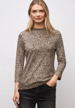 Street One Shirts*Basic Leo Turtleneck Shirt sanded beige