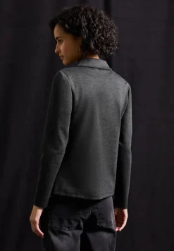 Street One Jacken*Basic Piqué Blazer Black