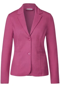 Street One Jacken*Basic Piqué Blazer cozy pink melange