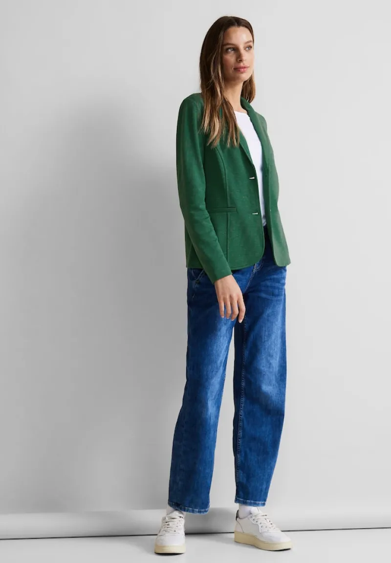 Street One Jacken*Basic Piqué Blazer fresh spring green