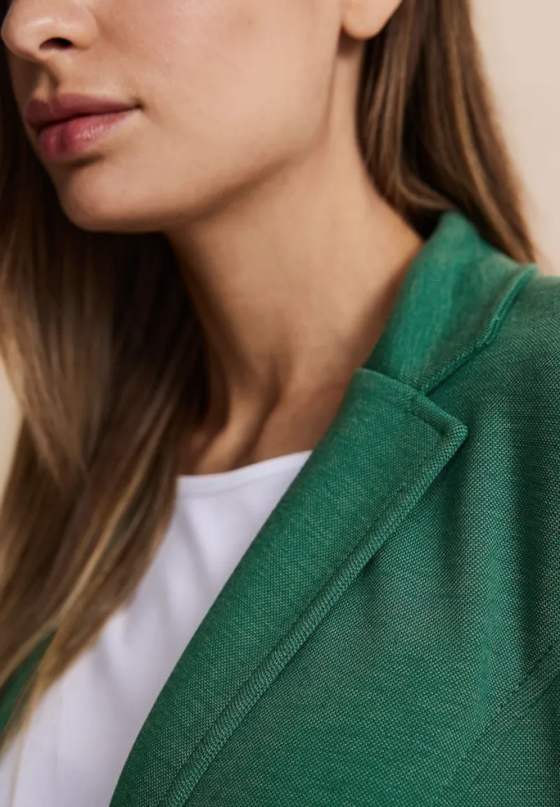 Street One Jacken*Basic Piqué Blazer fresh spring green