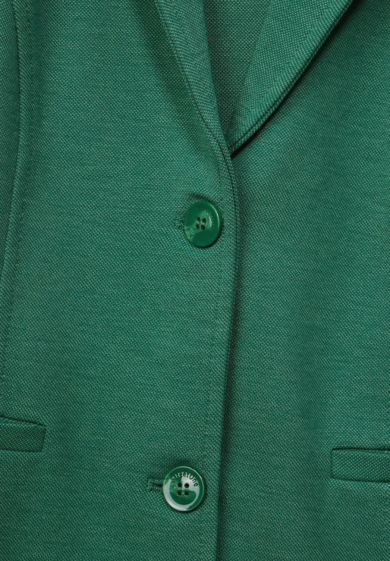 Street One Jacken*Basic Piqué Blazer fresh spring green