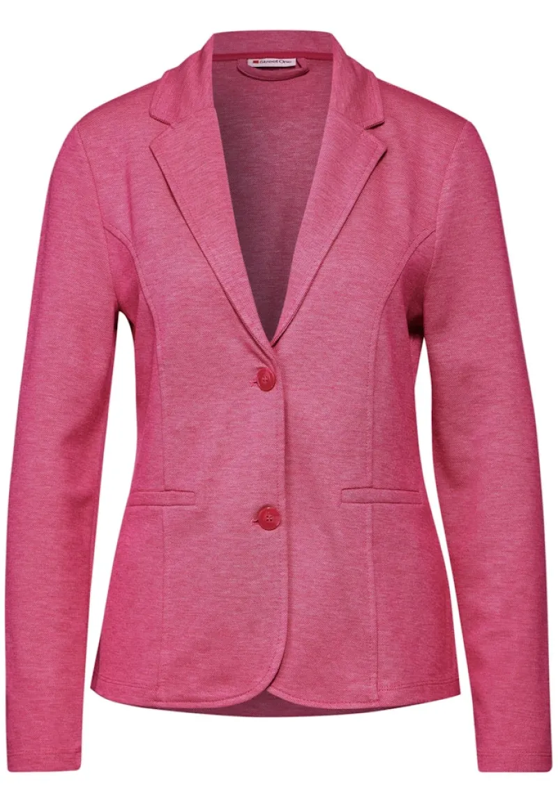 Street One Jacken*Basic Piqué Blazer magnolia pink
