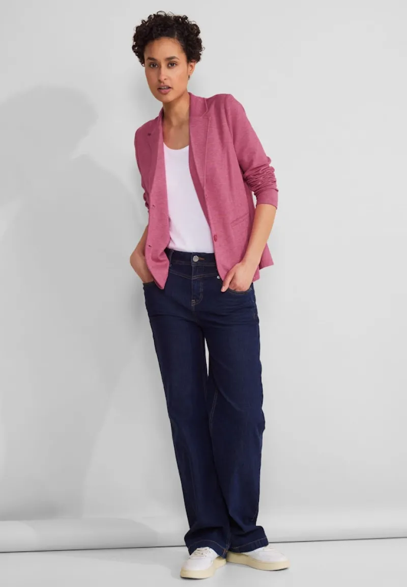 Street One Jacken*Basic Piqué Blazer magnolia pink