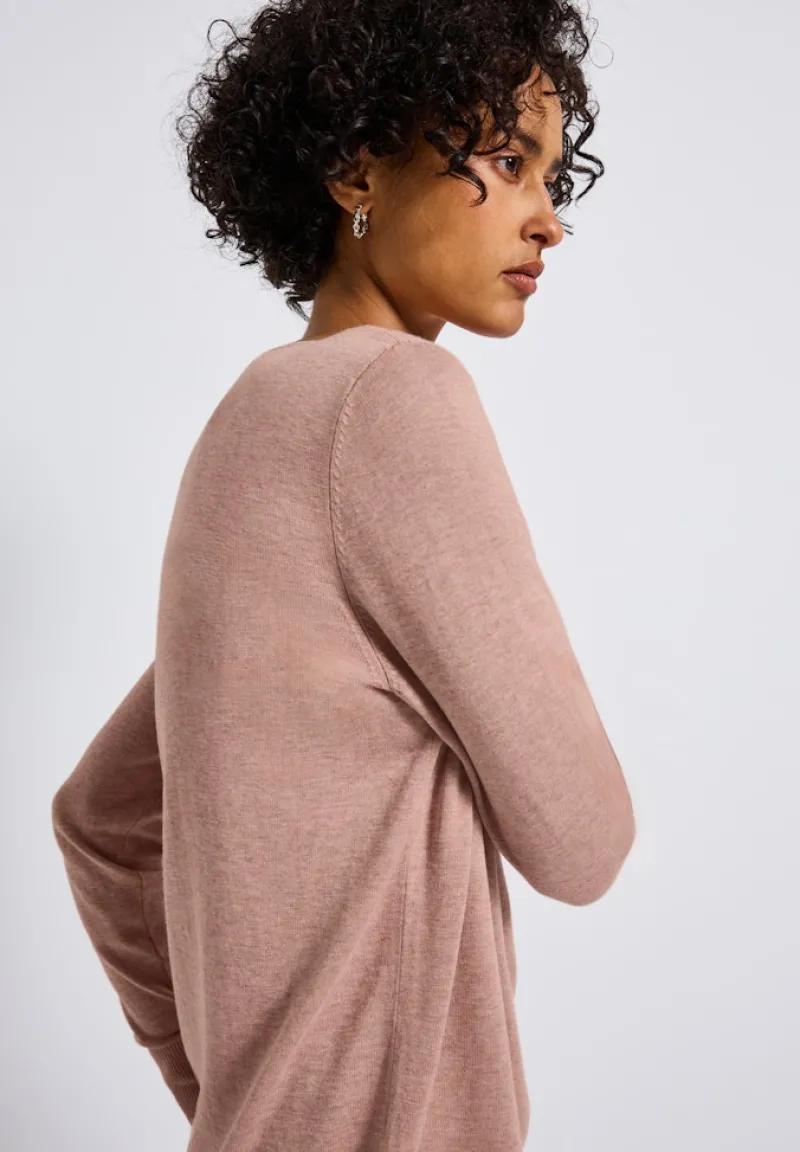 Street One Pullover & Sweatshirts*Basic Pullover faded rose mel.