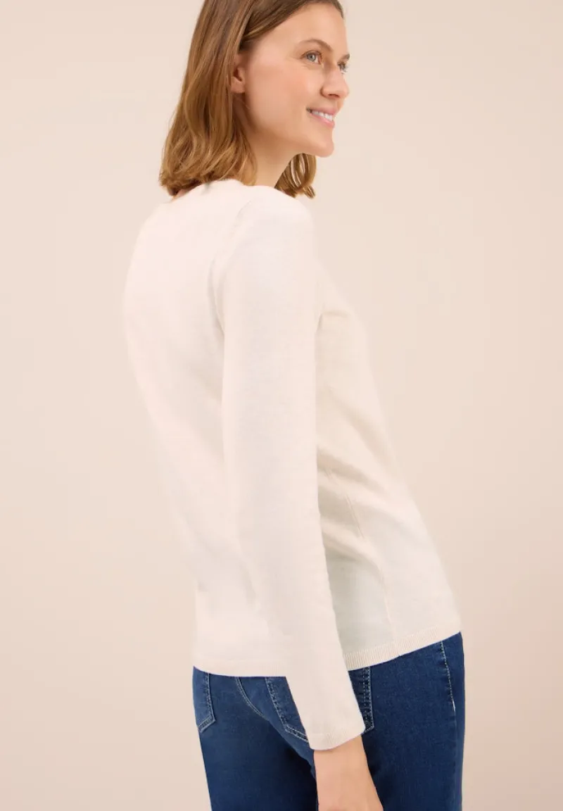 Cecil Pullover & Sweatshirts*Basic Pullover oat milk beige melange