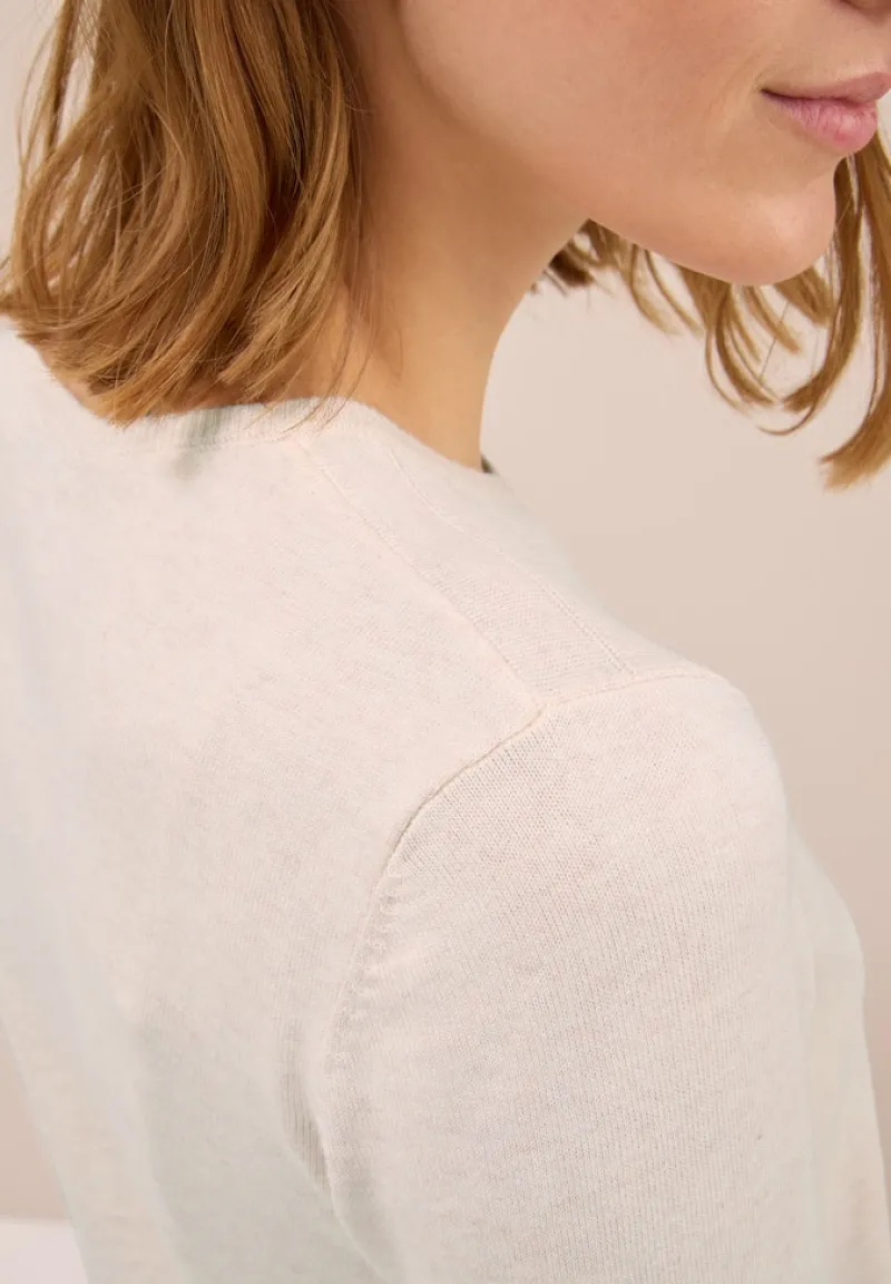 Cecil Pullover & Sweatshirts*Basic Pullover oat milk beige melange