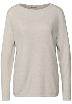 Street One Pullover & Sweatshirts*Basic Pullover tusk cream mel.