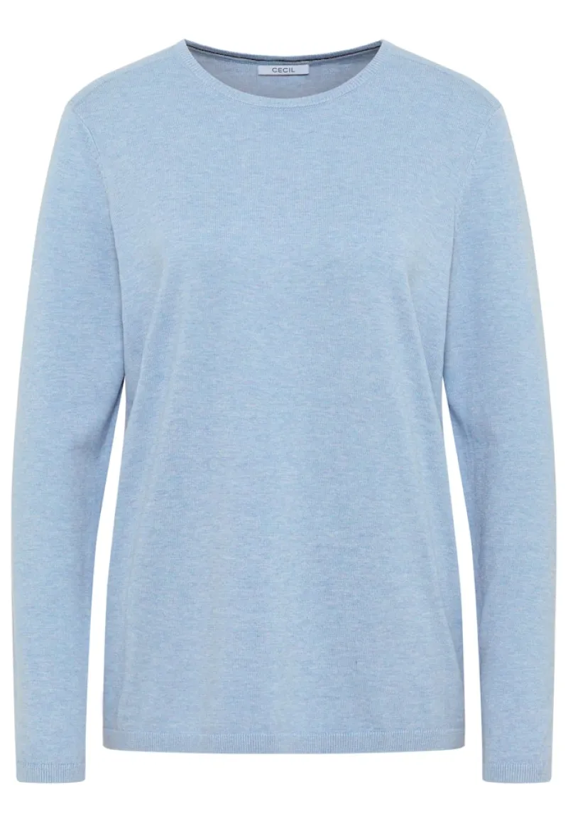 Cecil Pullover & Sweatshirts*Basic Pullover whisper blue melange