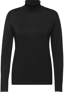 Cecil Pullover & Sweatshirts*Basic Rollkragen-Pullover Black