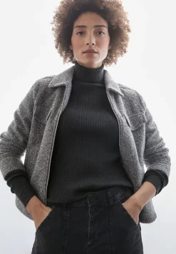 Street One Pullover & Sweatshirts*Basic Rollkragen-Pullover gravel grey mel.