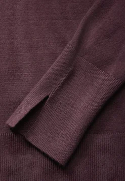 Street One Pullover & Sweatshirts*Basic Rollkragen-Pullover enigma red