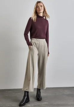 Street One Pullover & Sweatshirts*Basic Rollkragen-Pullover enigma red