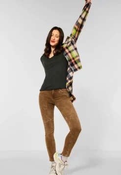 Street One Shirts*Basic Shirt bassy olive