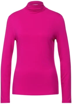 Street One Shirts*Basic Shirt in Unifarbe lavish pink