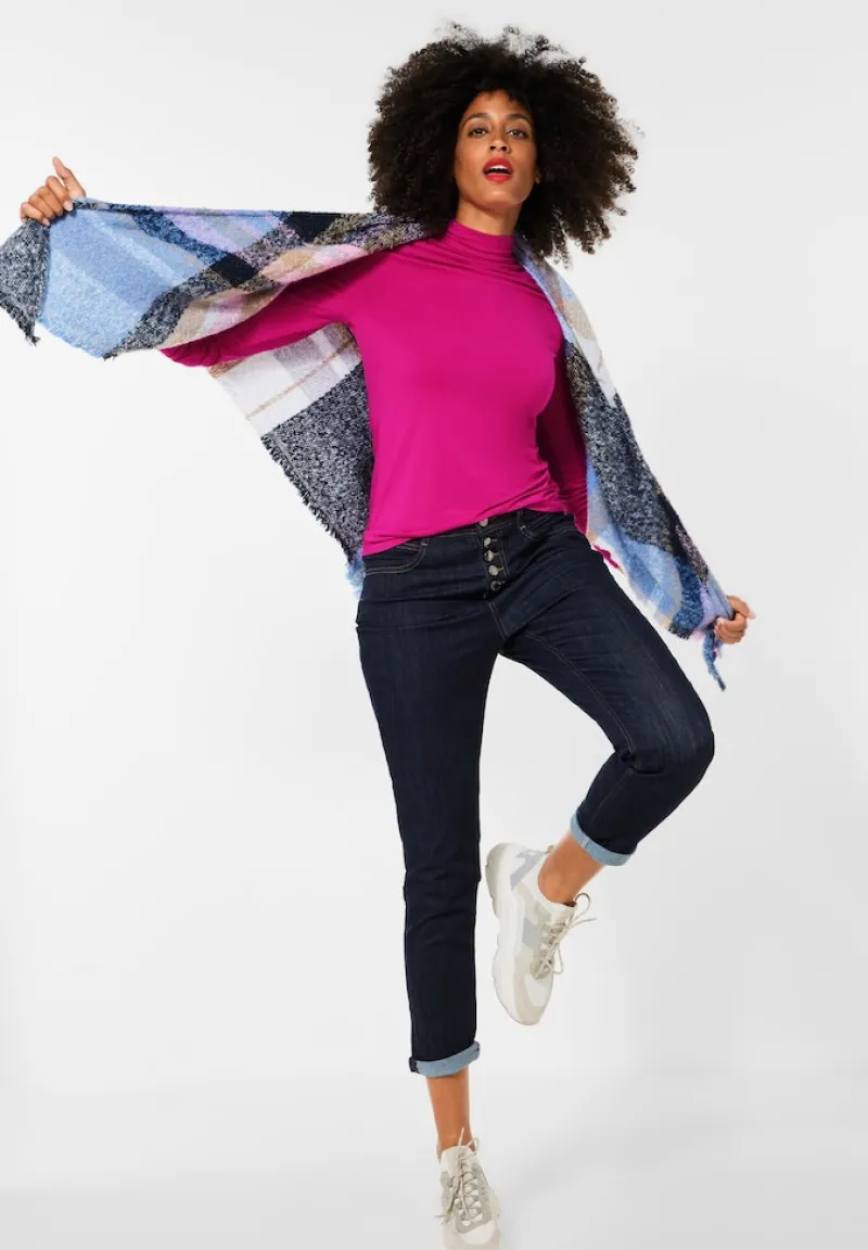 Street One Shirts*Basic Shirt in Unifarbe lavish pink