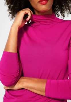 Street One Shirts*Basic Shirt in Unifarbe lavish pink