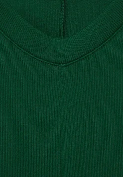 Street One Shirts*Basic Shirt mit Raffung timeless green