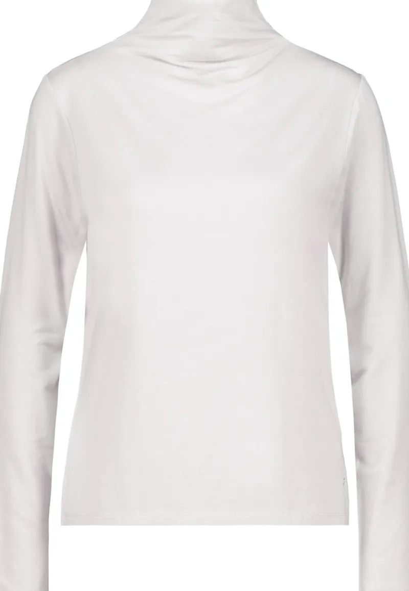 Monari Shirts*Basic Shirt mit Stehkragen stone