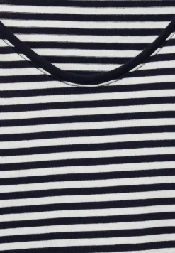 Cecil Shirts*Basic Shirt mit Streifen deep blue