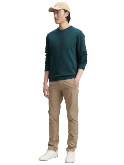 Tom Tailor Pullover & Sweatshirts|Big Boys*Basic Strickpullover aus Baumwolle sapphire green melange