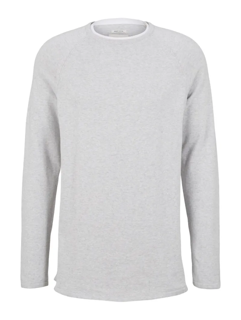 Tom Tailor Denim Pullover & Sweatshirts*Basic Strickpullover light stone grey melange