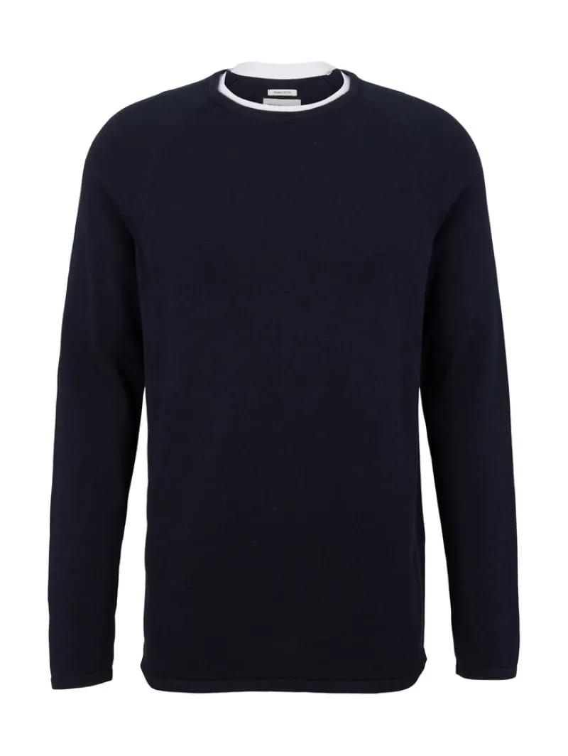 Tom Tailor Denim Pullover & Sweatshirts*Basic Strickpullover sky captain blue