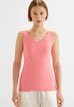 Street One Shirts*Basic Top in Unifarbe strong berry shake